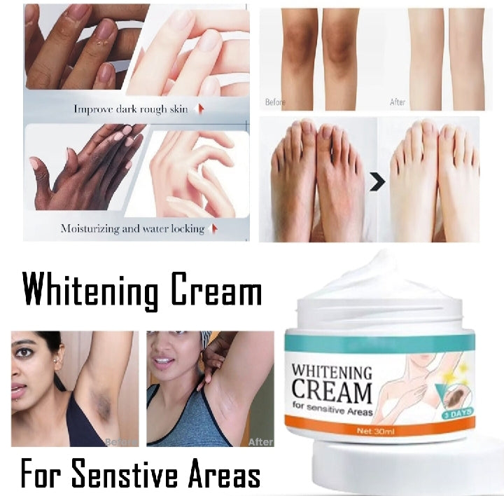 Sensitive Area Whitening Cream For Private Parts, Underarms, Inner Thighs, And Dark Spot Lightening(30ml)