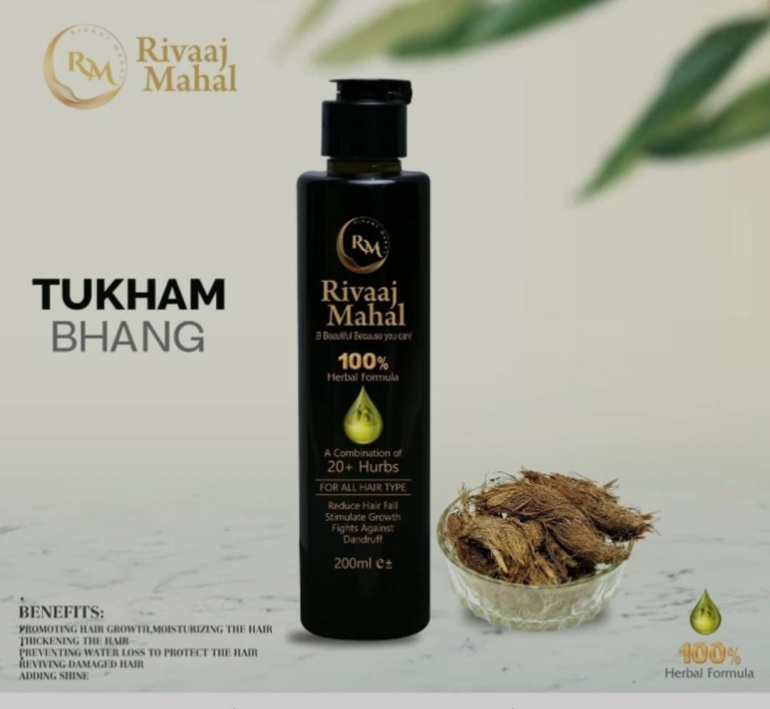 Natural & Organic Rivaaj Mahal Hair Oil - 💯 Guaranteed Results