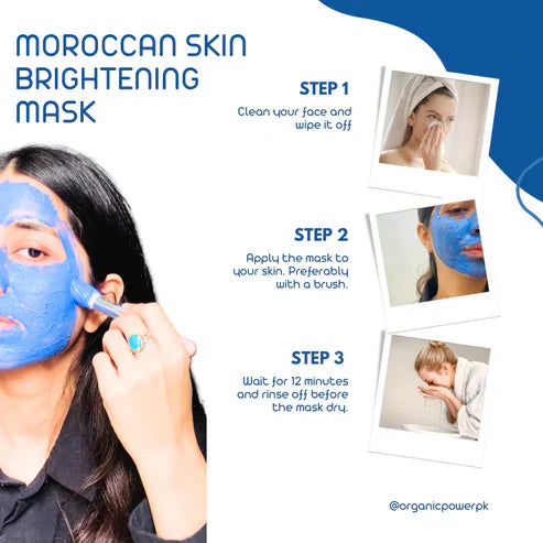 Pack of 2 Moroccan Beauty Nila Powder | Blue Nila Skin Whitening Powder 100g | Best Quality Nila Powder