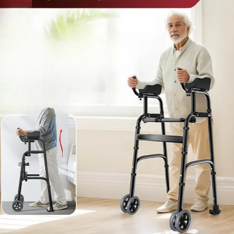 Walking Aid for The Elderly, Rehabilitation Cart for The Elderly, Walking Cane, Roaming Walker, Multi-functional Strolling Aid