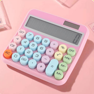 Calculator 12 Digit Colorful Calculator Mechanical Keyboard