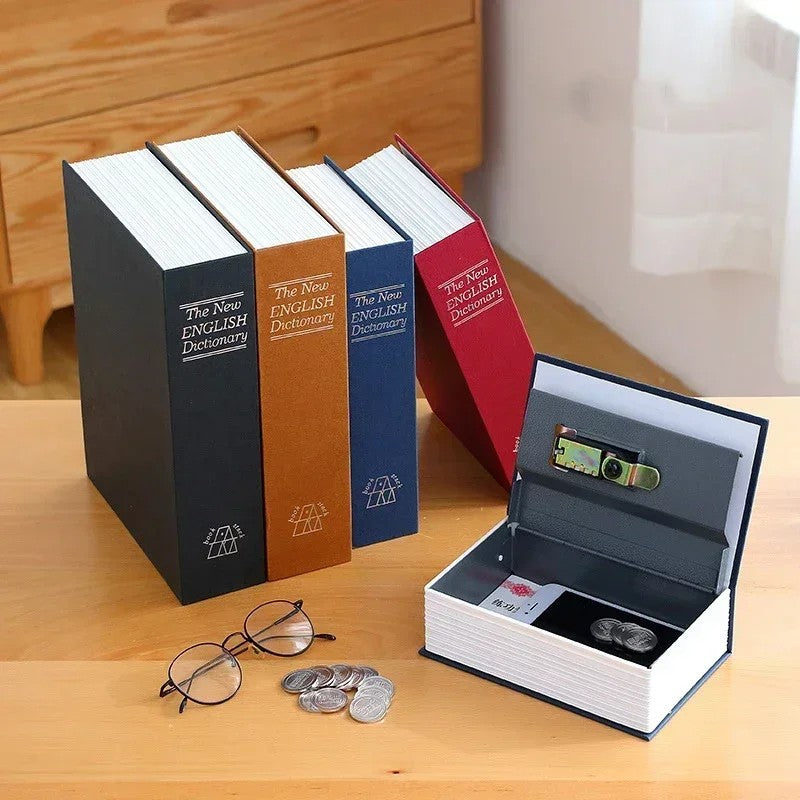Dictionary Mini Book Safe Security Key Locker Money Hidden Secret Safe Key