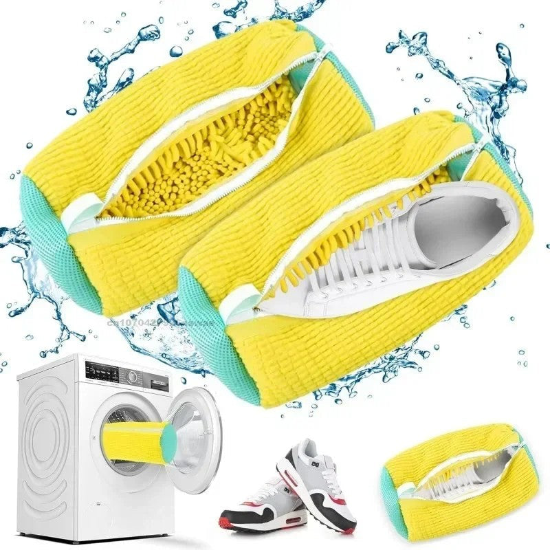 1/2PCS Wash Shoes Bag Padded Net Laundry Shoes Protector
