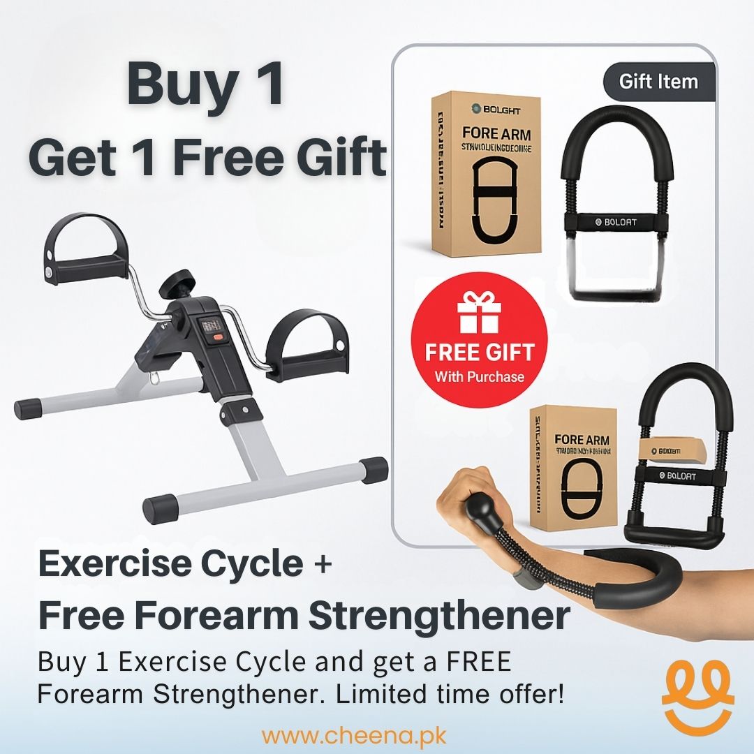 Digital Exercise Cycle with Free Forearm Strengthener | Cheena.pk