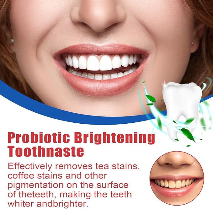 Yayashi Sp-4 Ultra Whitening Toothpaste Probiotic Stain Remover / Stain Removing Toothpaste, Protects Gums Freshens Breath, For Everyone