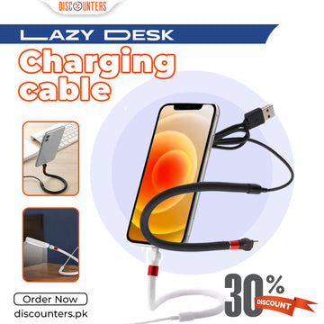 Lazy Desk charging cable