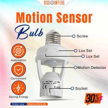 Motion Sensor Bulb Holder