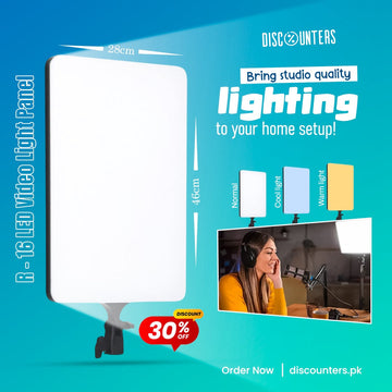 R - 16  LED Video Light Panel