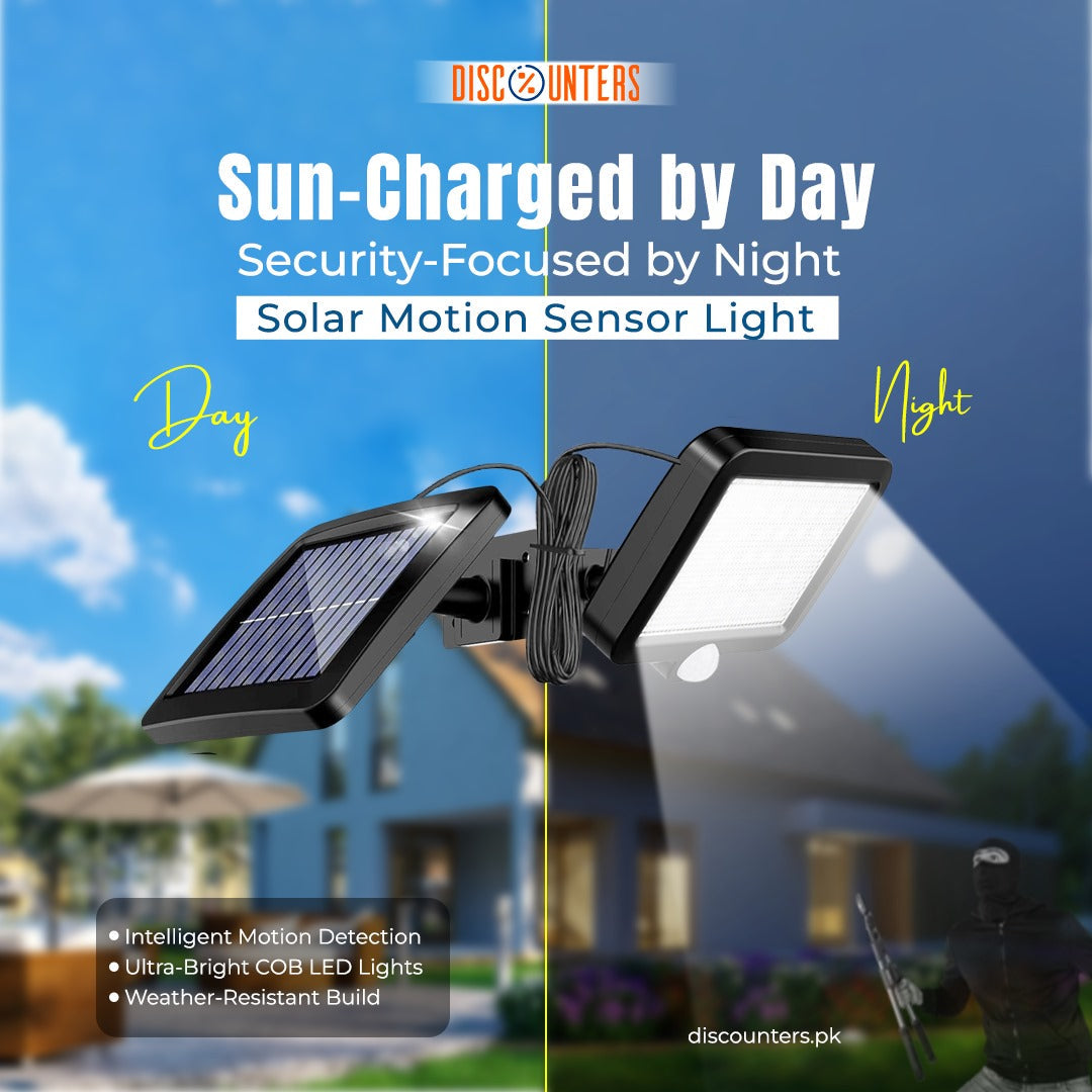 Solar COB Motion Sensor Light