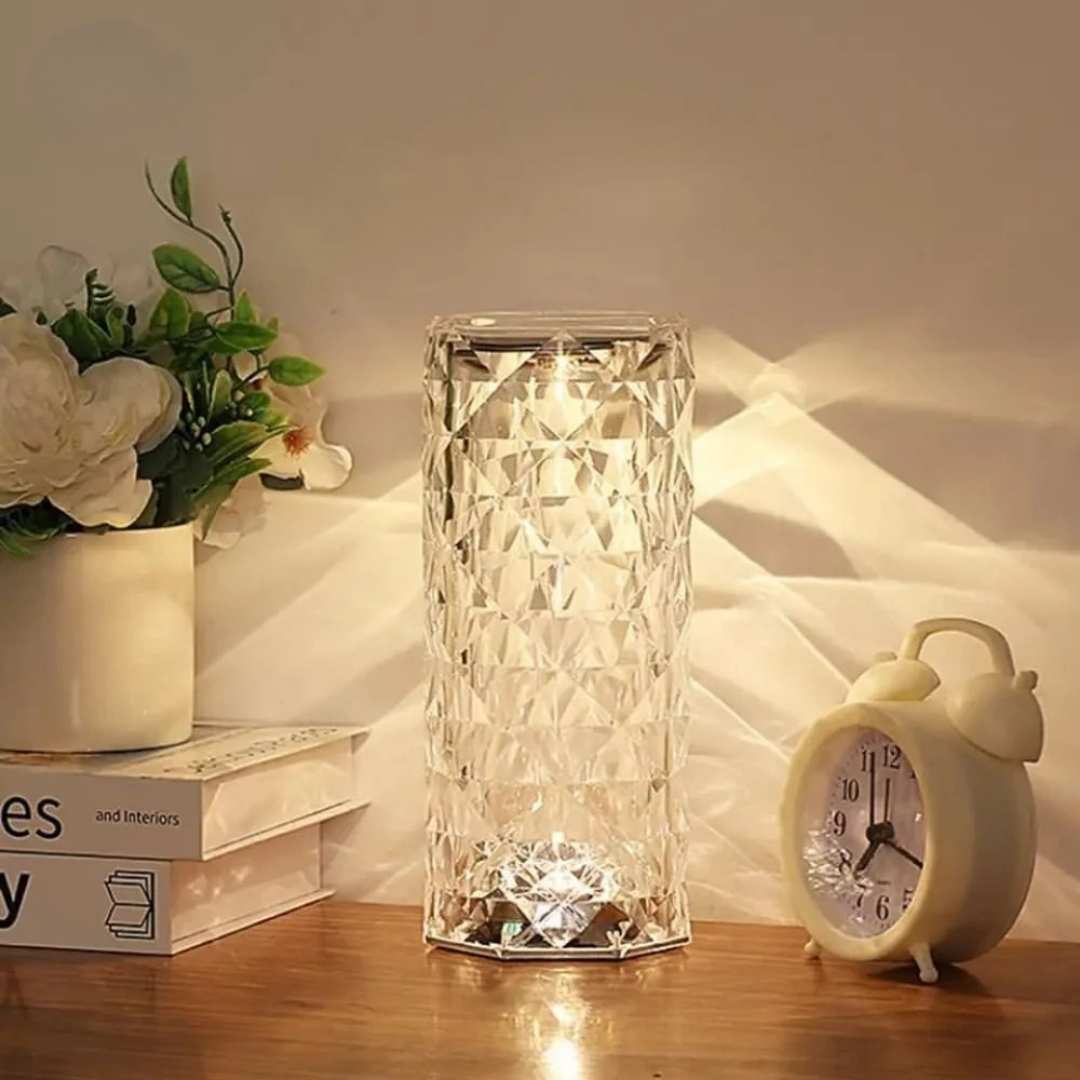 16 Color Daimond Crystal Lamp With Remote LED Crystal Table Lamp (S)