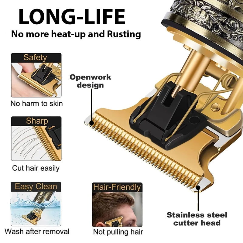 Vintage T9 Trimmer Gold detail