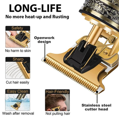 Vintage T9 Trimmer Gold detail