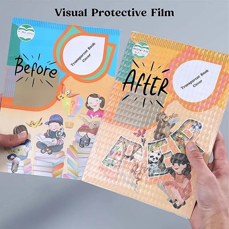 Self-Adhesive Transparent Book Cover