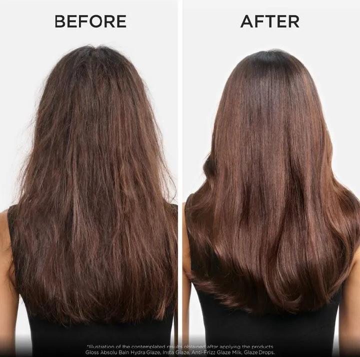 Enzo Keratin Hair Serum application