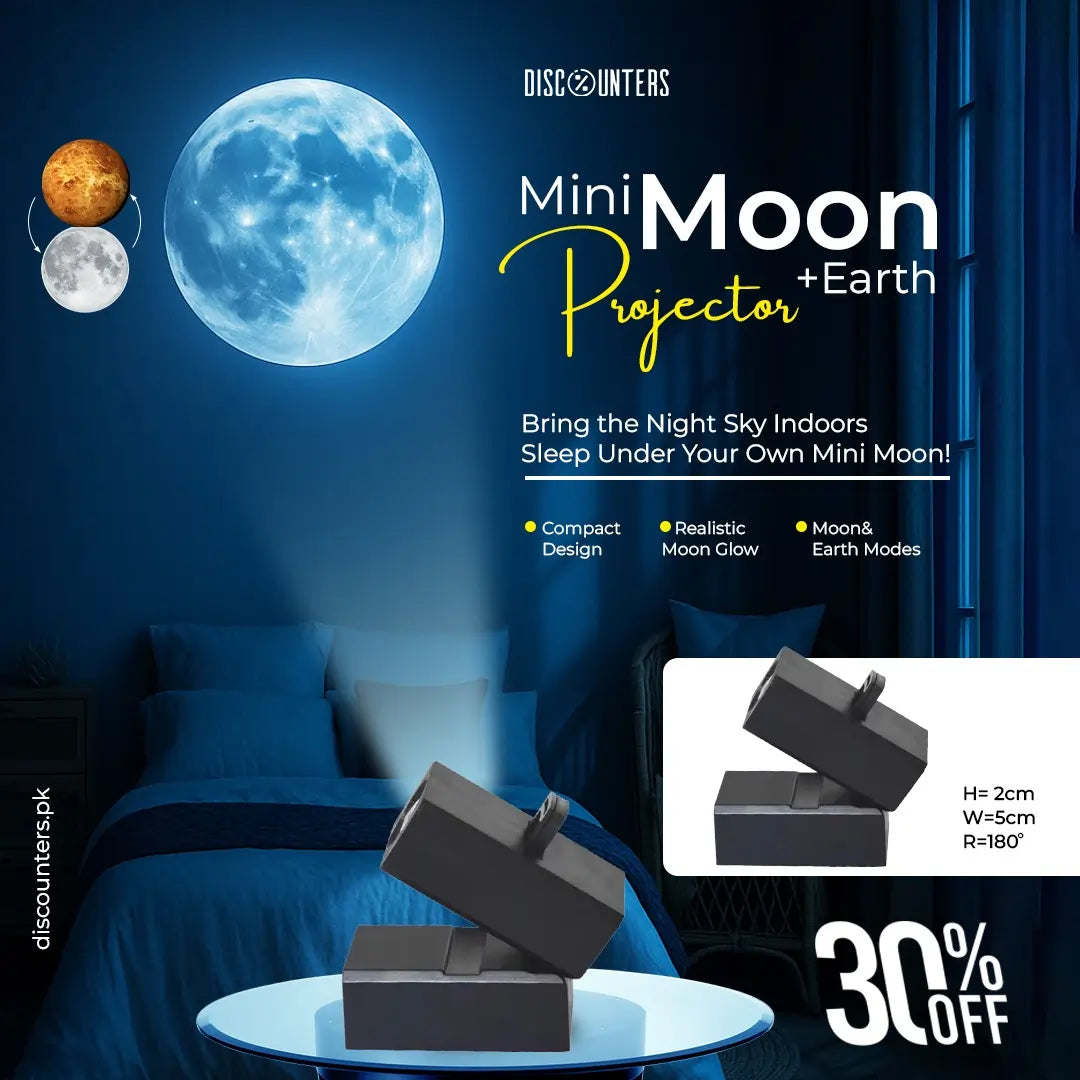 Earth Moon Aura Projector