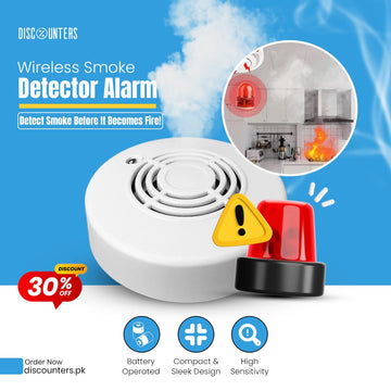 Wireless Smoke Detector Alarm