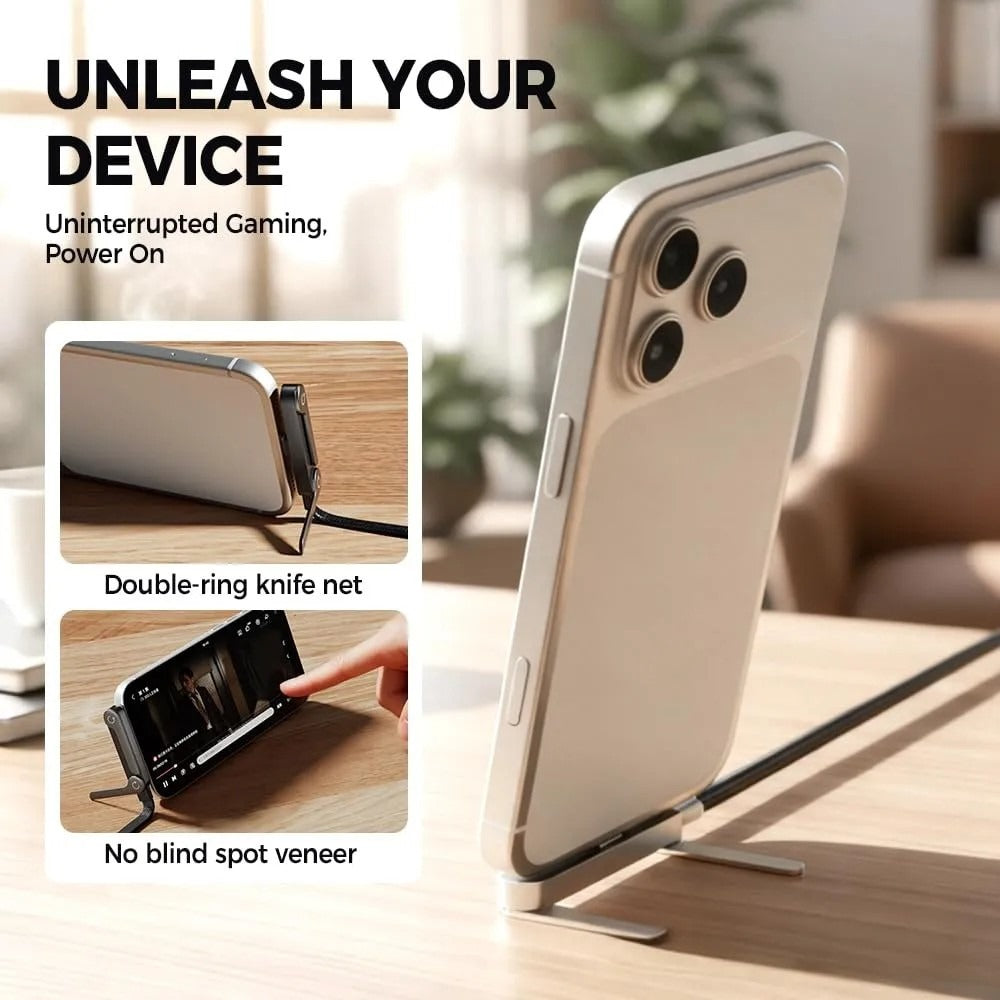 240W 2-in-1 C to C Cable with Phone Stand